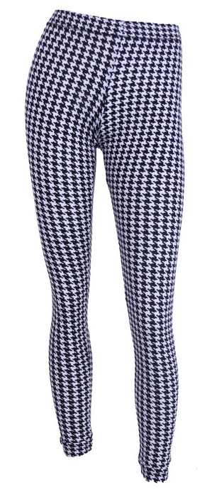 FSP0343 Houndstooth Leggings - Face Off Australia