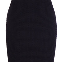 Black Textured Skirt