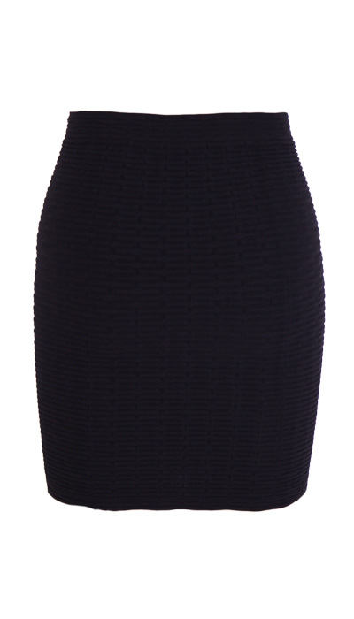 Black Textured Skirt - Face Off Australia