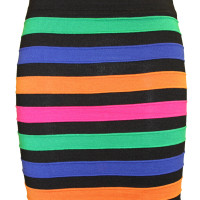Stripe Knit skirt