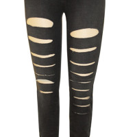 FP2101 Slashed Stretch Denim