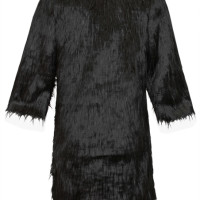 FJ1423 Faux Fur Shortsleeve Jacket - Image 2