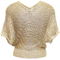 FOK2261 Sequin Knitted Poncho Top - Image 10