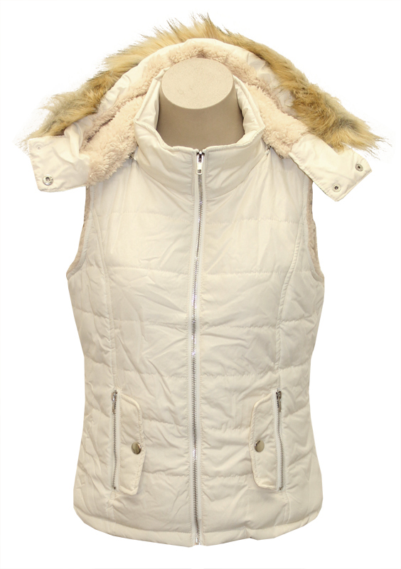 FJ0568 Faux Fur Lining Vest - Face Off Australia