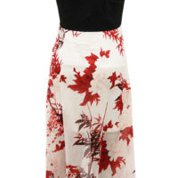 FD0881 HIGH LOW MAXI DRESS  - RED - Image 2