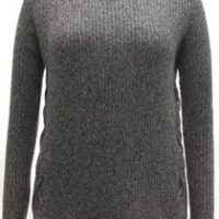 FOK0667 Side Lace Up Jumper - Image 4