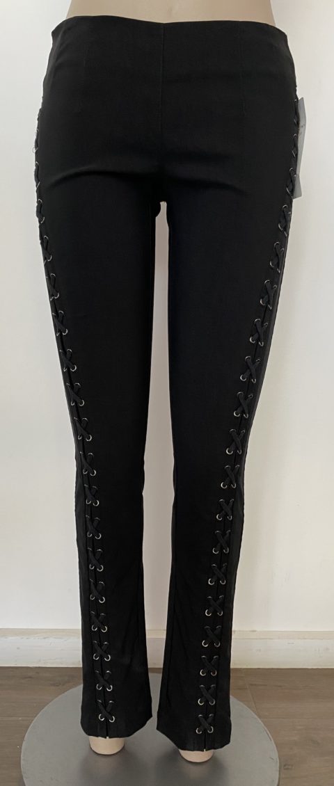 FP1099-LACE UP SKINNY LEGS PANTS