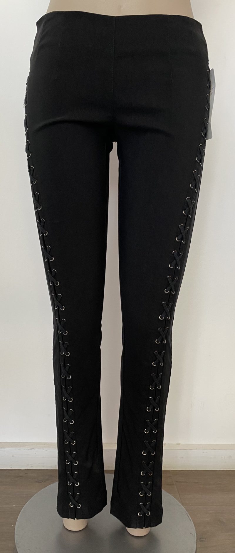 FP1099-LACE UP SKINNY LEGS PANTS