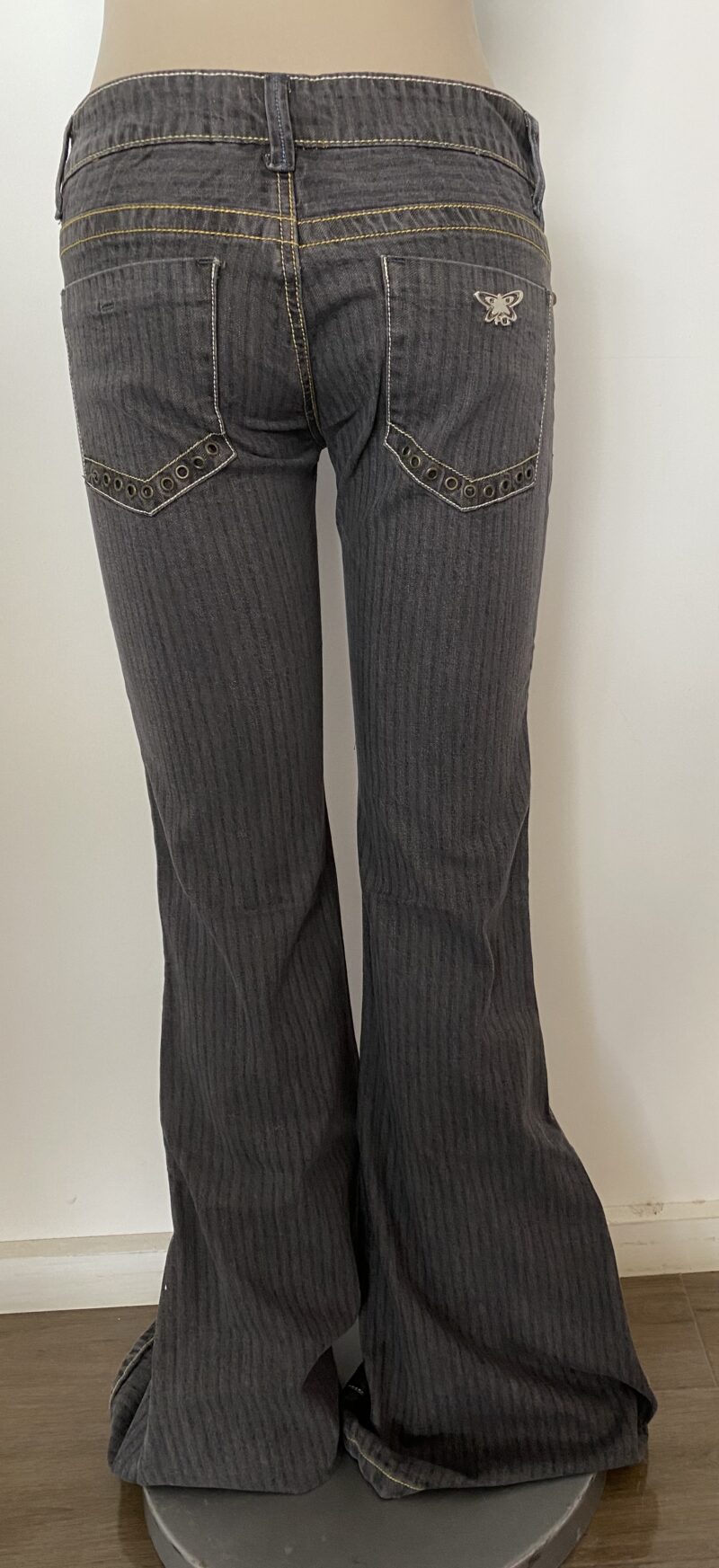 FP0933-YARN DYE STRETCH GREY DENIM - Image 2