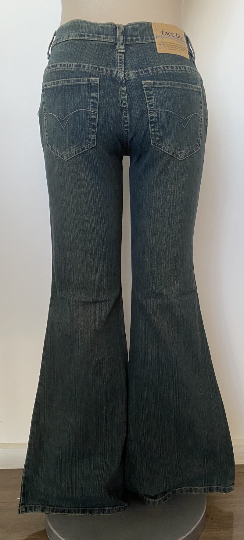 FP6364-BUTTERFLY EMB. DENIM PANTS - Image 2