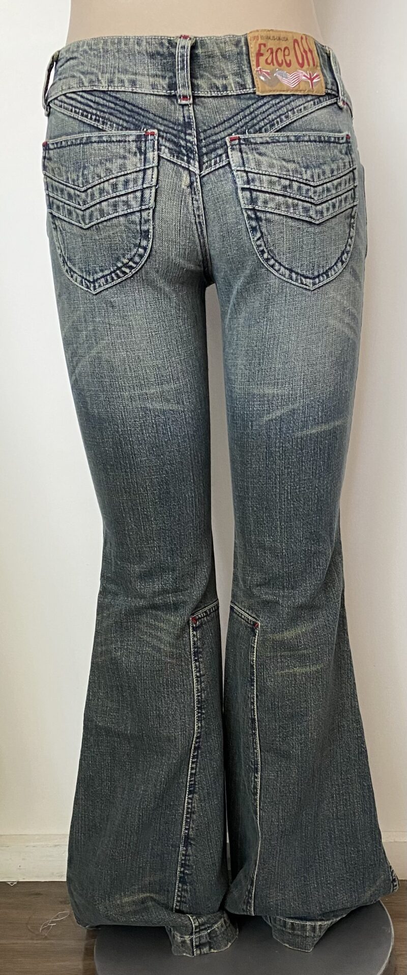 FP7803-FANCY COIN POCKET FLARE DENIM - Image 2