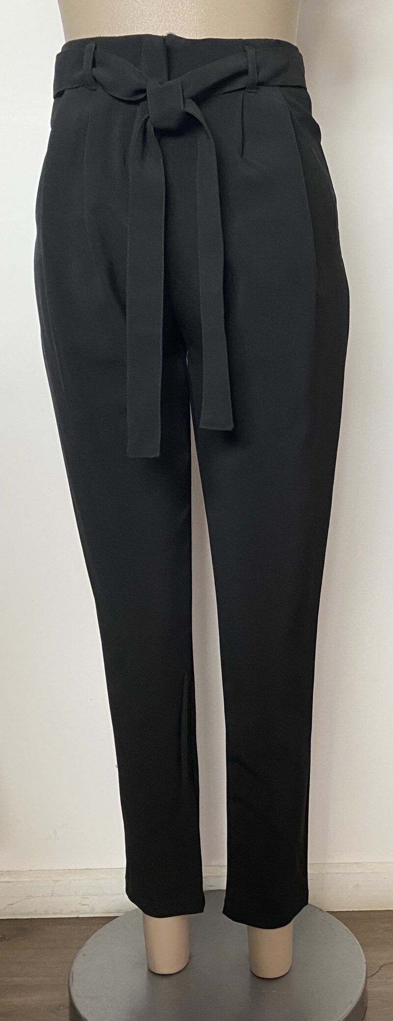 FP2380- Belt up loose pants Fashion bengaline pants