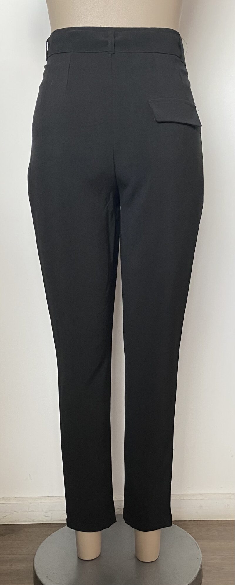FP2380- Belt up loose pants Fashion bengaline pants - Image 2