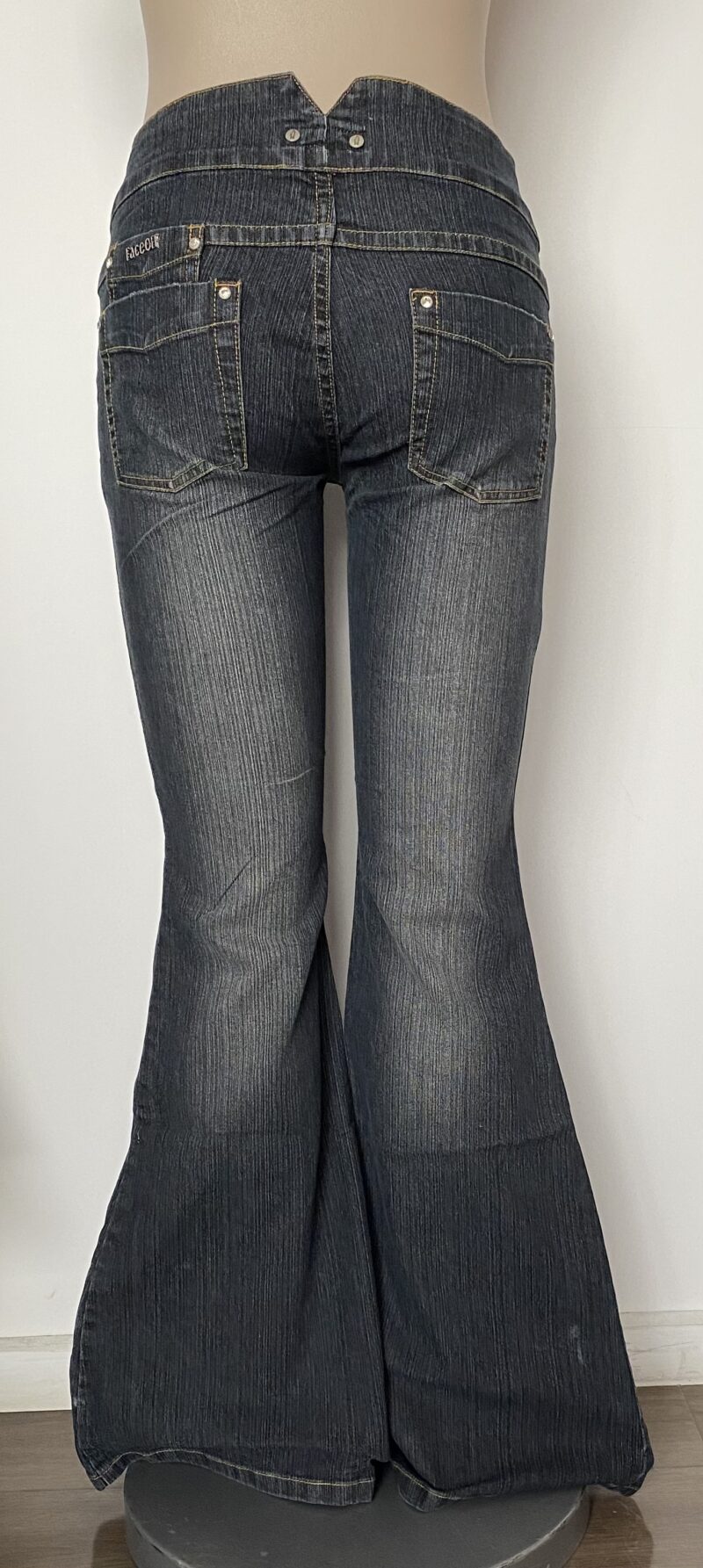 FP0274 FLARE -DIAMOND BIG BUTTON DENIM - Image 2
