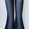 FP7496-ZIPPED FRONT POCKET FLARE DENIM