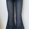 FP0822-DIAMONTE CHAINED BELT FLARE DENIM - Image 2