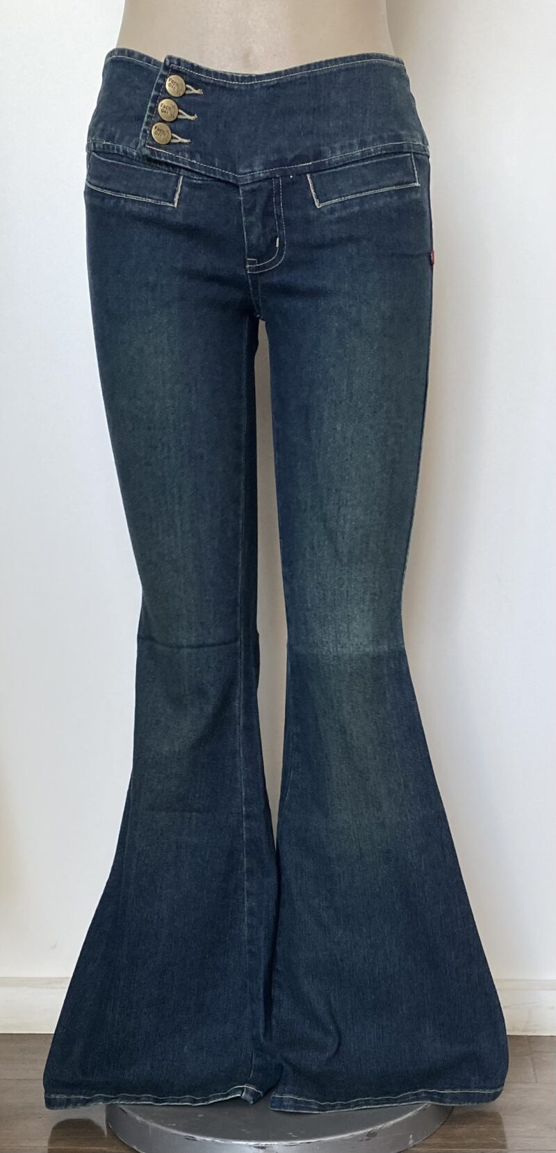 FP7342-LOW LARGE WAIST DENIM