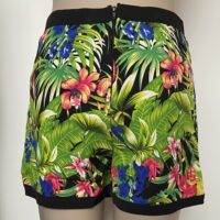 FSH0384-Floral printes short - Image 2