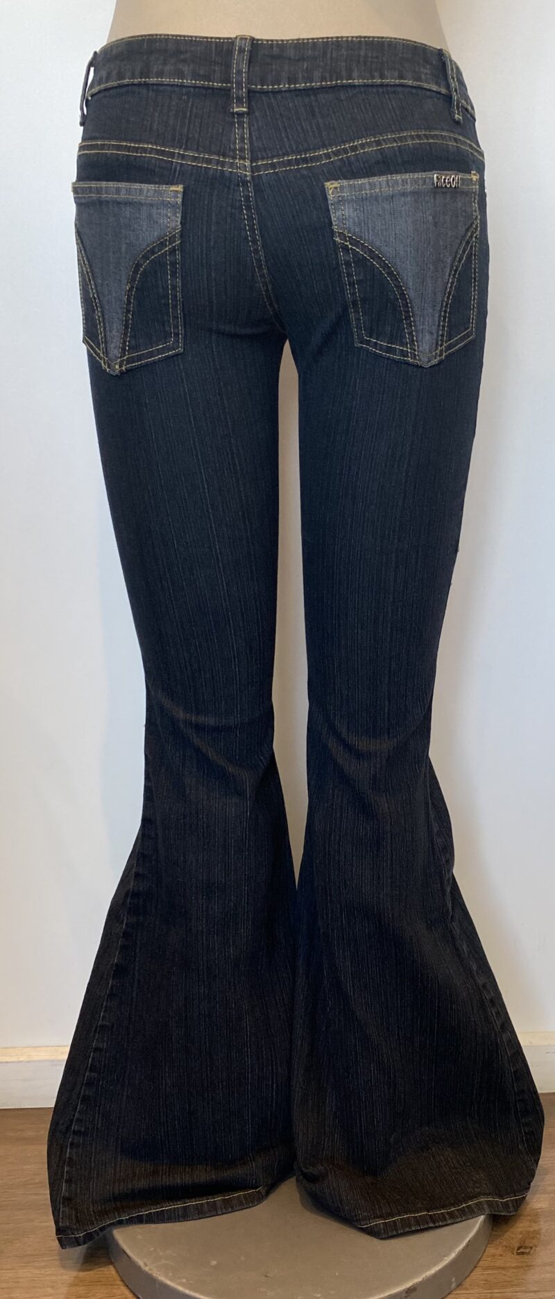 FP7489-REVERSED PANEL FLARE DENIM - Image 2
