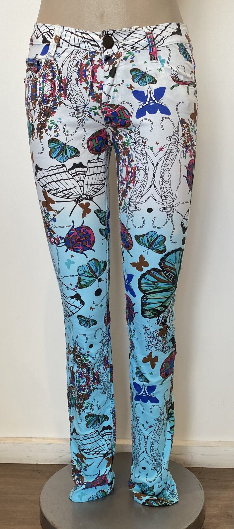 FP1802-Garden insects print pant