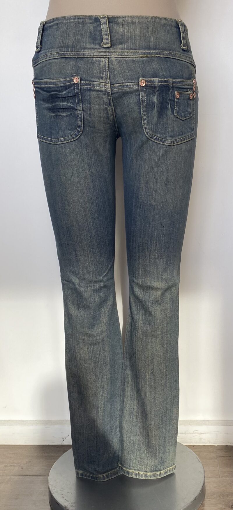 FP0959-SKINNY LEG DENIM KNEE PATCH - Image 2