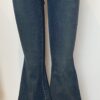 FP7385-FRONT PATCH POCKETS DENIM PANTS WITH BACK DETAILS