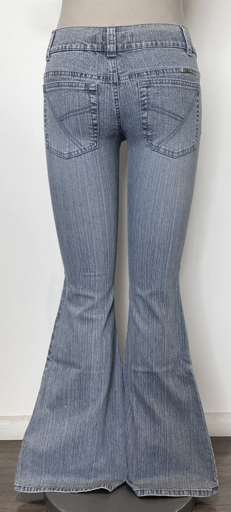 FP7486-STITCHES DETAIL FLARE DENIM - Image 4