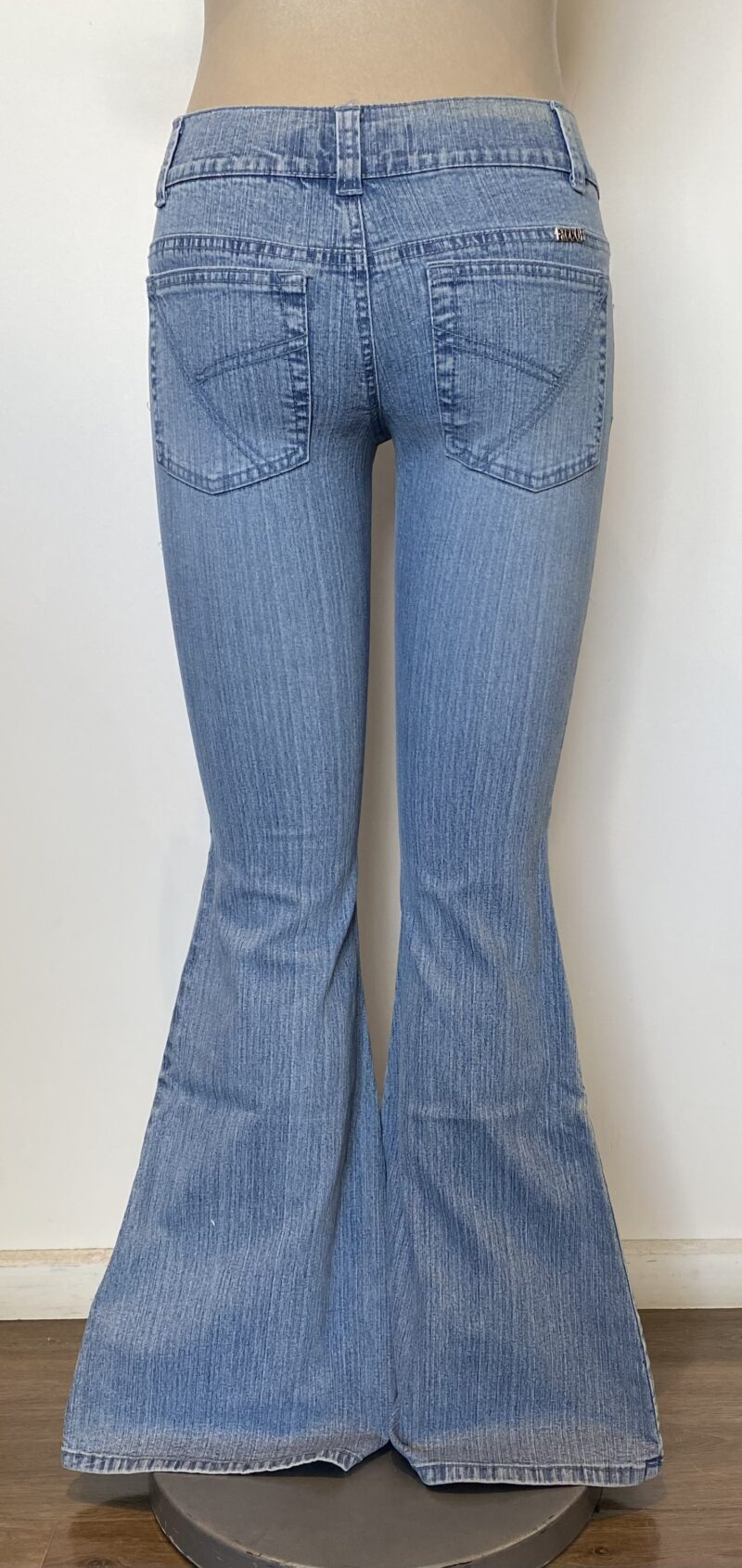 FP7486-STITCHES DETAIL FLARE DENIM - Image 2