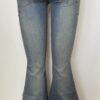 FP7459-WIASTLESS FLARE DENIM PANTS - Image 2