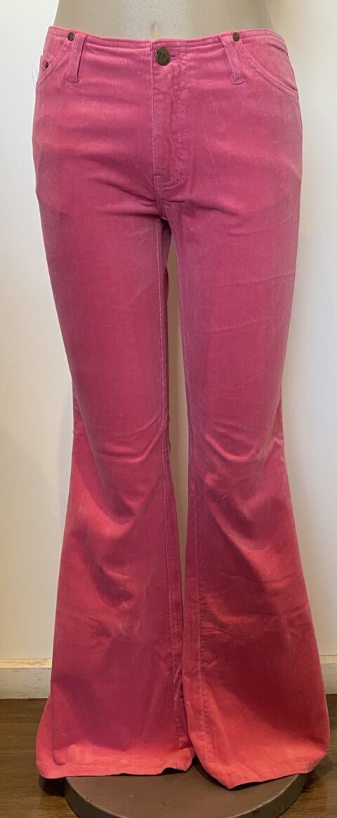 FP5290-CORDUROY NORMAL WASHED WAISTLESS PANTS