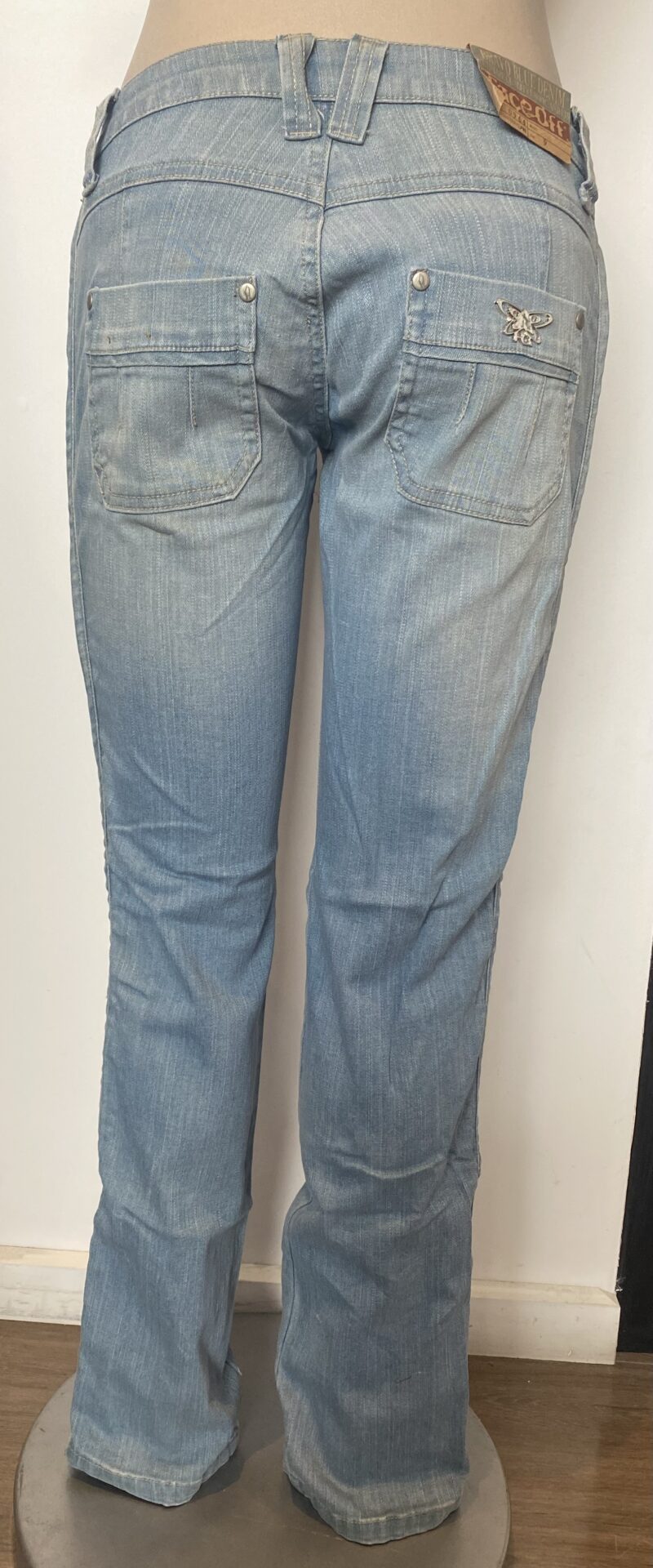 FP0964-FULL ZIPPER BOY FRIEND SKINNY DENIM - Image 3