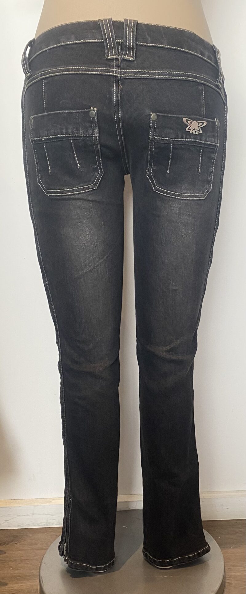 FP0964-FULL ZIPPER BOY FRIEND SKINNY DENIM - Image 6