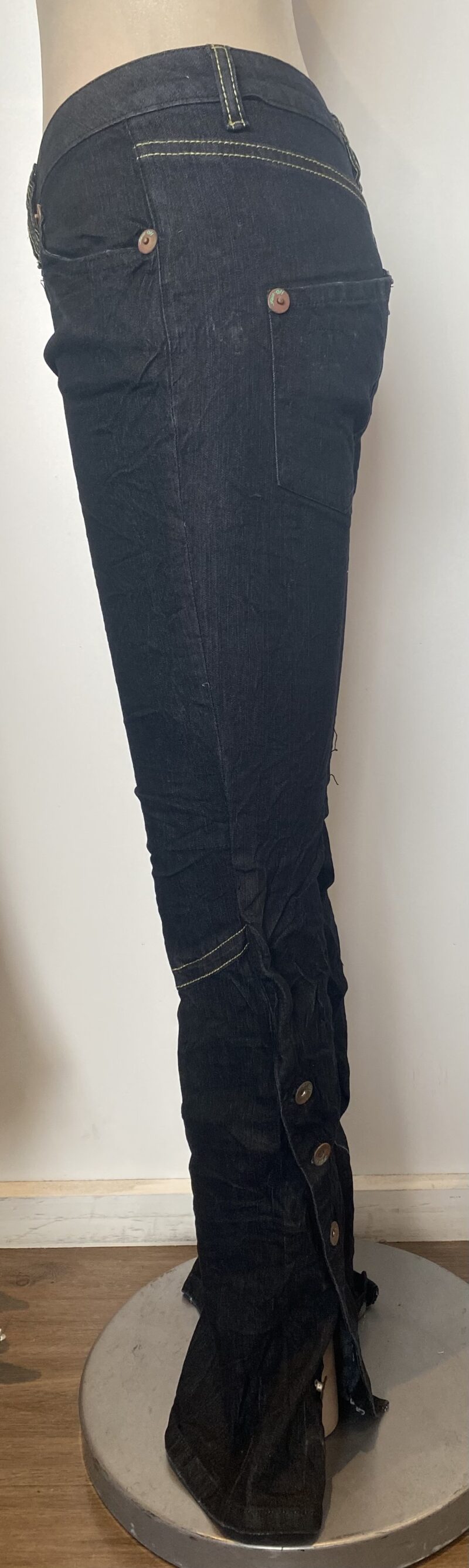 FP0870-FULLY CRINKLE BOOT DENIM - Image 2
