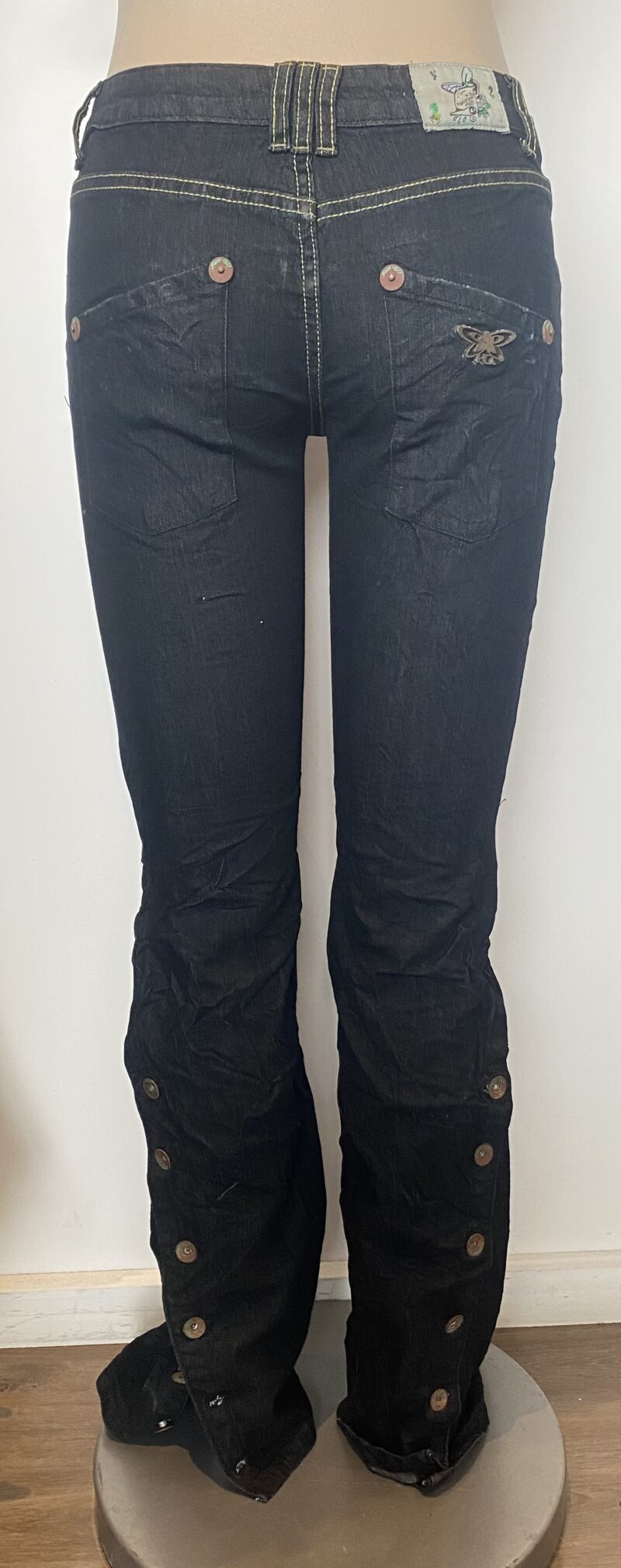 FP0870-FULLY CRINKLE BOOT DENIM - Image 3